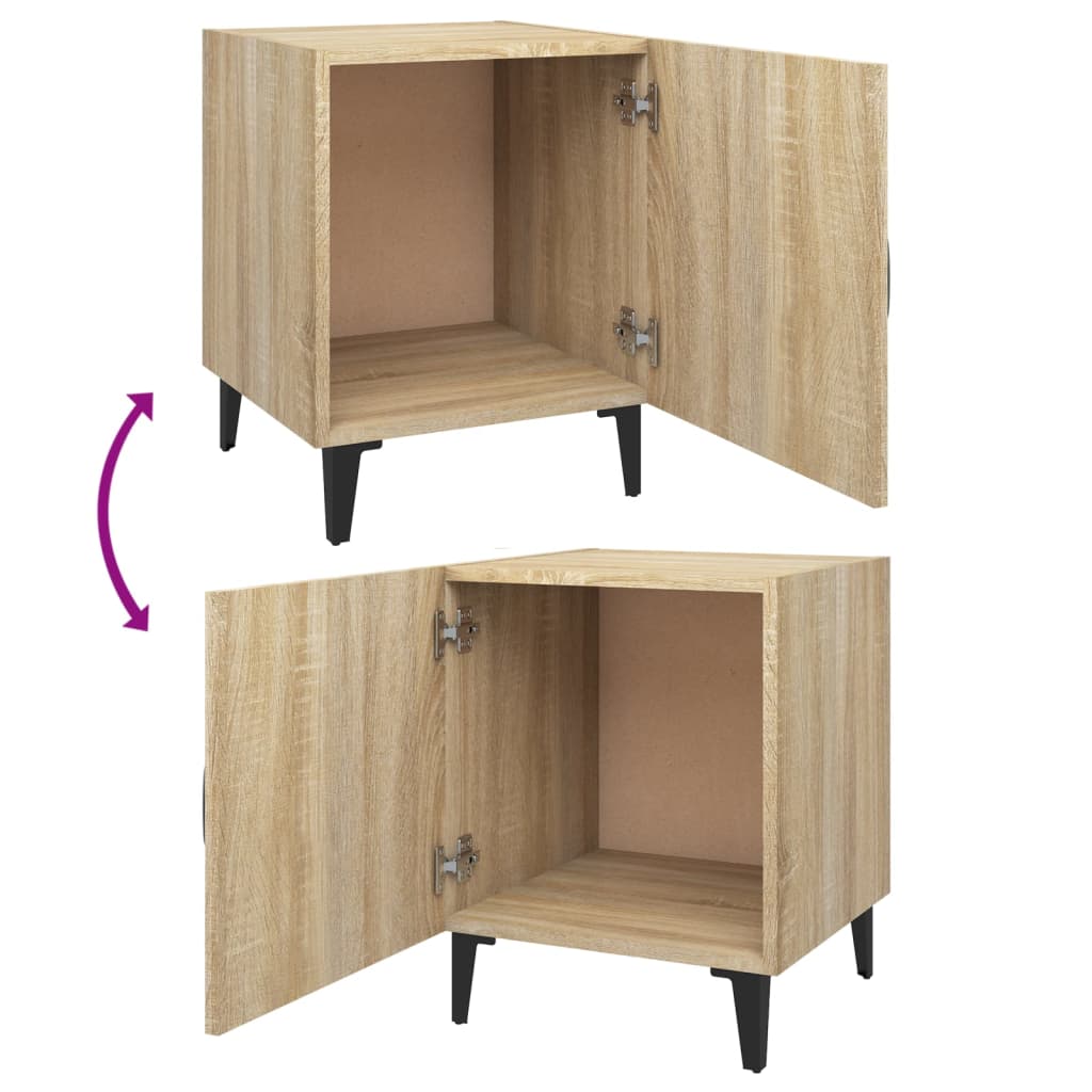Tables de chevet 2 pcs Chêne Sonoma Bois d'ingénierie - XIOS