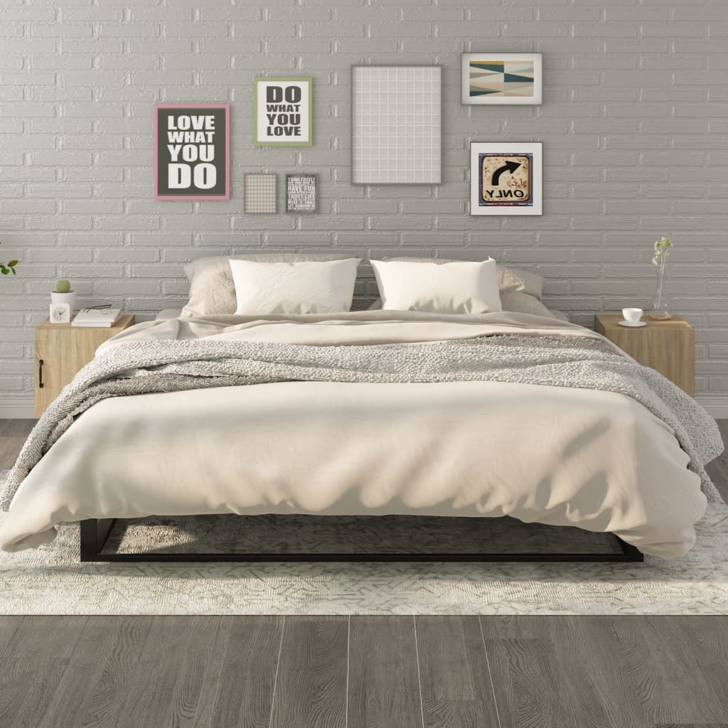 Tables de chevet 2 pcs Chêne Sonoma Bois d'ingénierie - XIOS