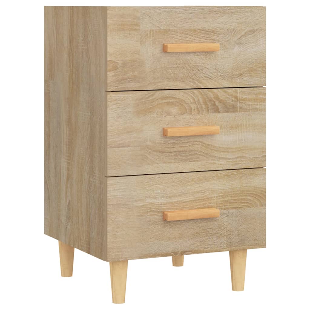 Table de chevet chêne sonoma 40x40x66 cm bois d'ingénierie - XIOS