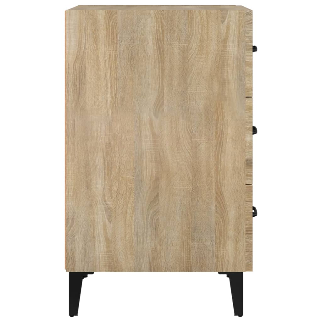Table de chevet chêne sonoma 40x40x66 cm bois d'ingénierie - XIOS