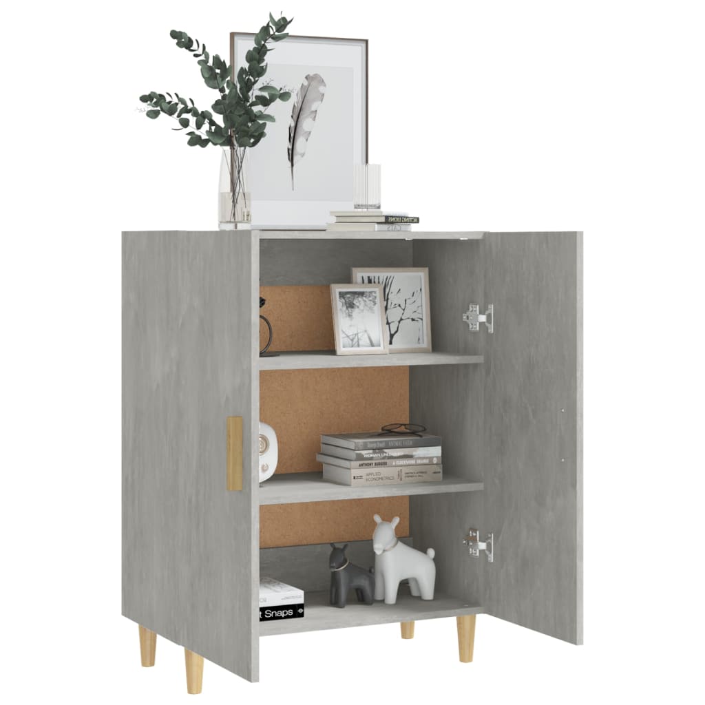 Buffet Gris béton 70x34x90 cm Bois d'ingénierie - XIOS