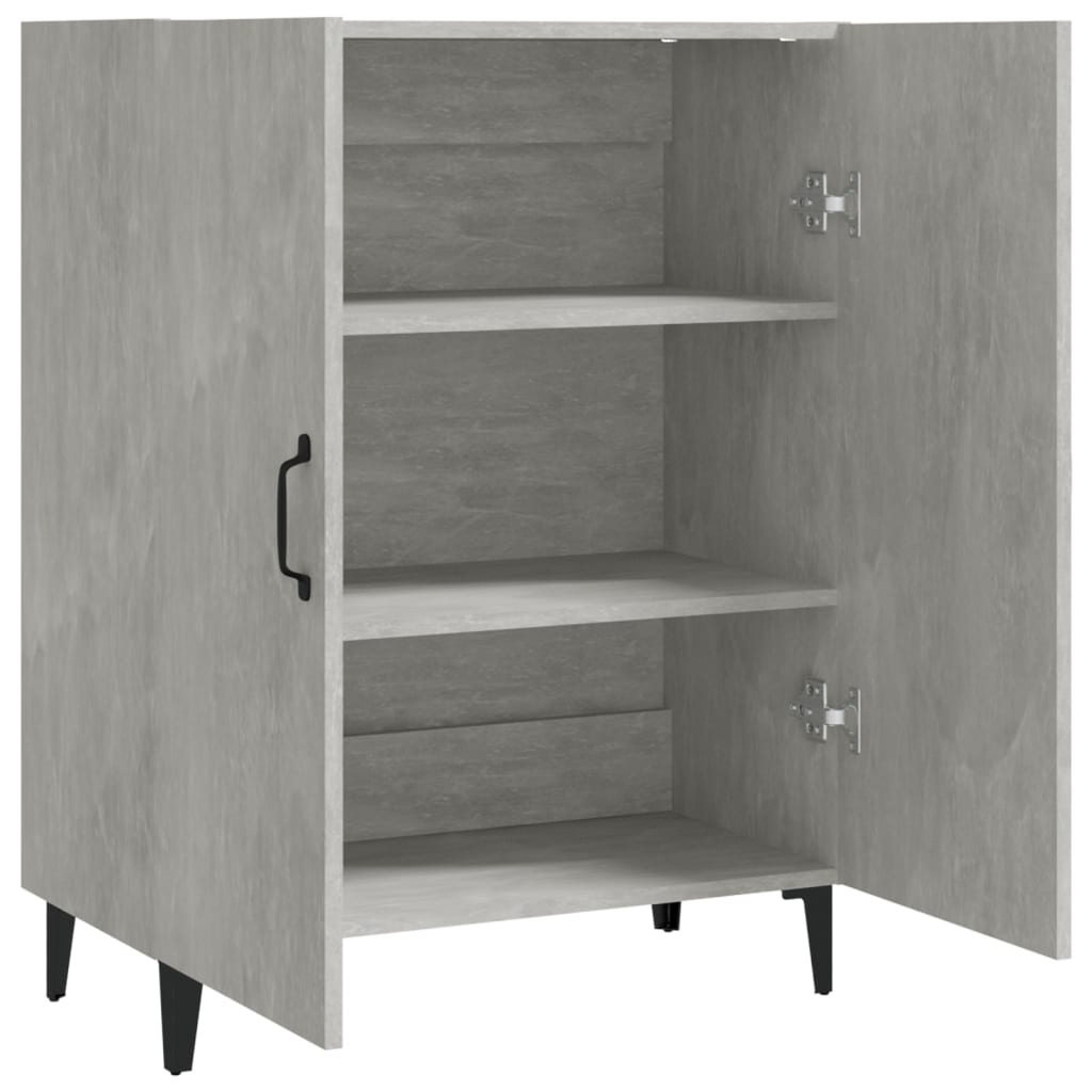 Buffet Gris béton 70x34x90 cm Bois d'ingénierie - XIOS