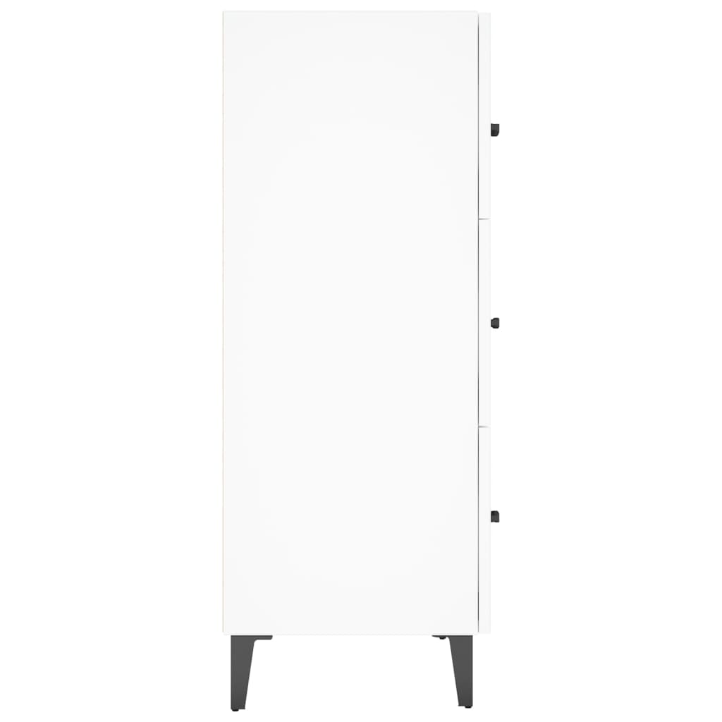 Buffet blanc 69,5x34x90 cm bois d'ingénierie - XIOS