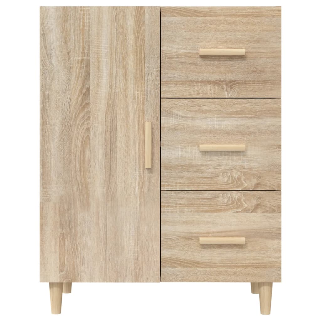Buffet chêne sonoma 69,5x34x90 cm bois d'ingénierie - XIOS