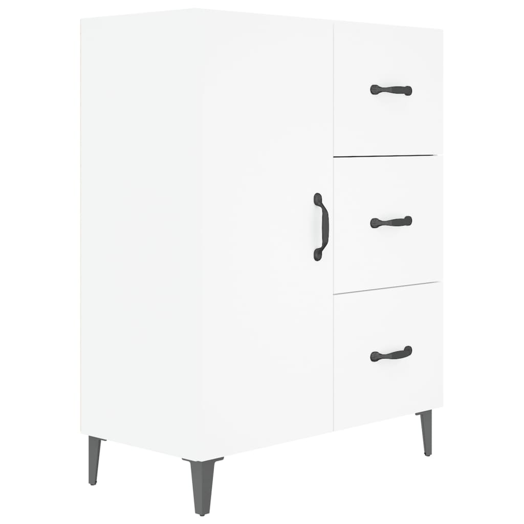 Buffet blanc 69,5x34x90 cm bois d'ingénierie - XIOS