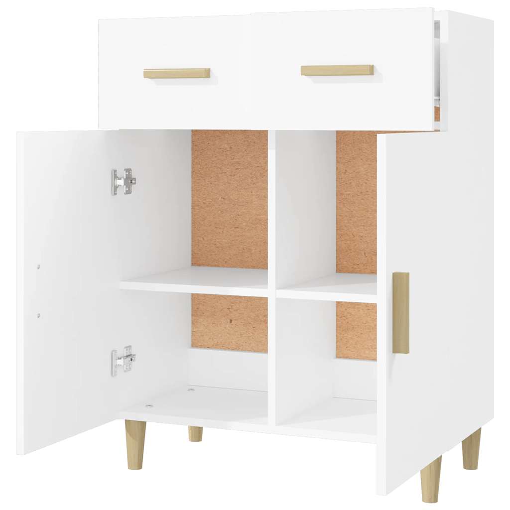 Buffet blanc 69,5x34x89 cm bois d’ingénierie - XIOS