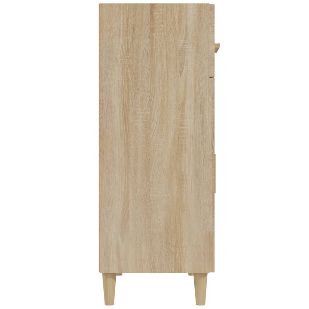 Buffet chêne sonoma 69,5x34x89 cm bois d'ingénierie - XIOS