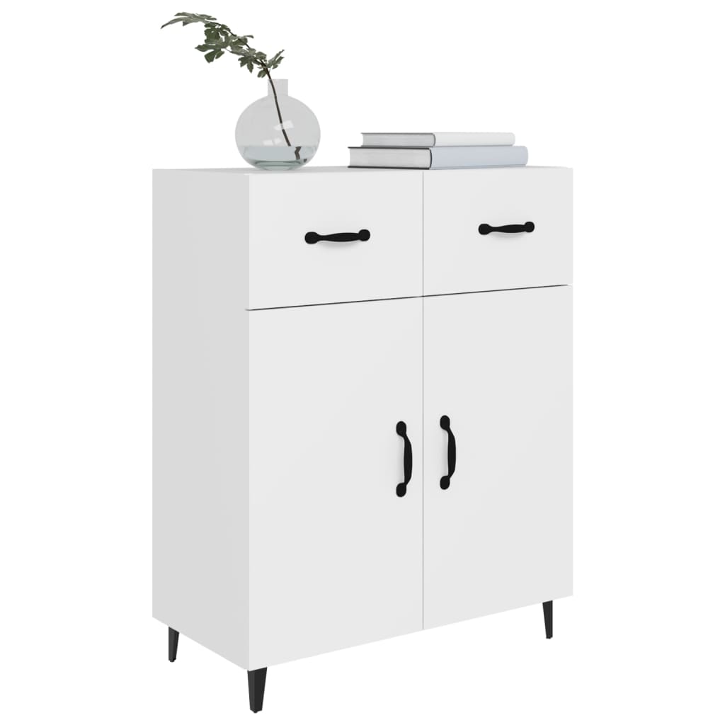 Buffet blanc 69,5x34x90 cm bois d'ingénierie - XIOS