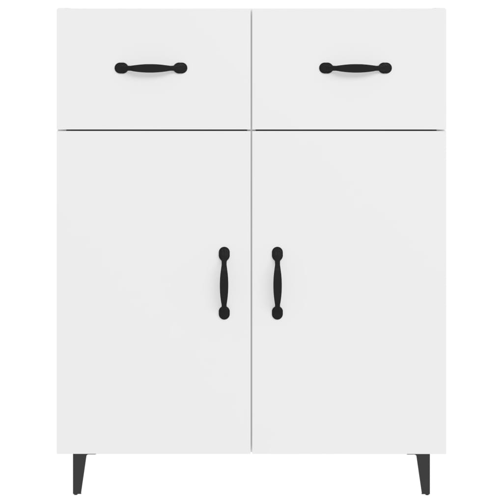 Buffet blanc 69,5x34x90 cm bois d'ingénierie - XIOS