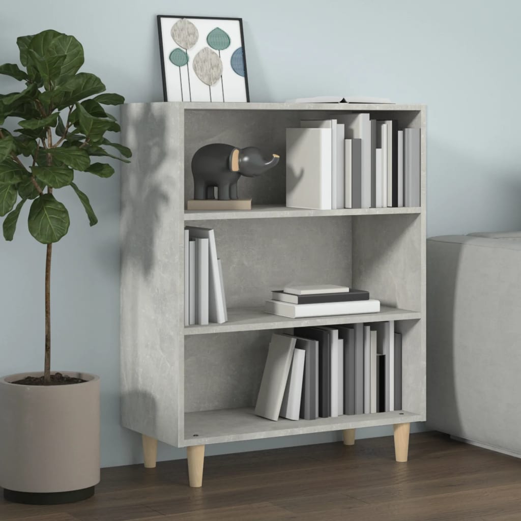Buffet Gris béton 69,5x32,5x90 cm Bois d'ingénierie - XIOS