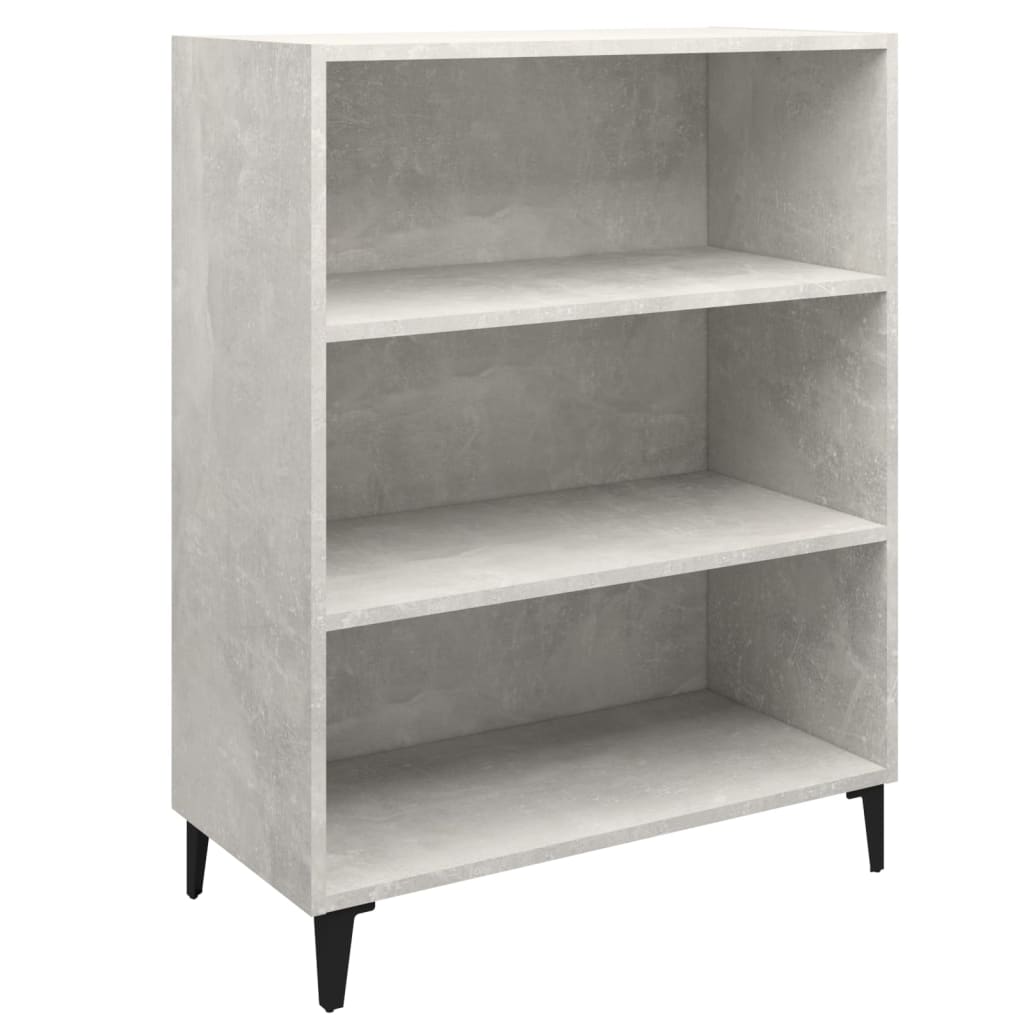 Buffet Gris béton 69,5x32,5x90 cm Bois d'ingénierie - XIOS