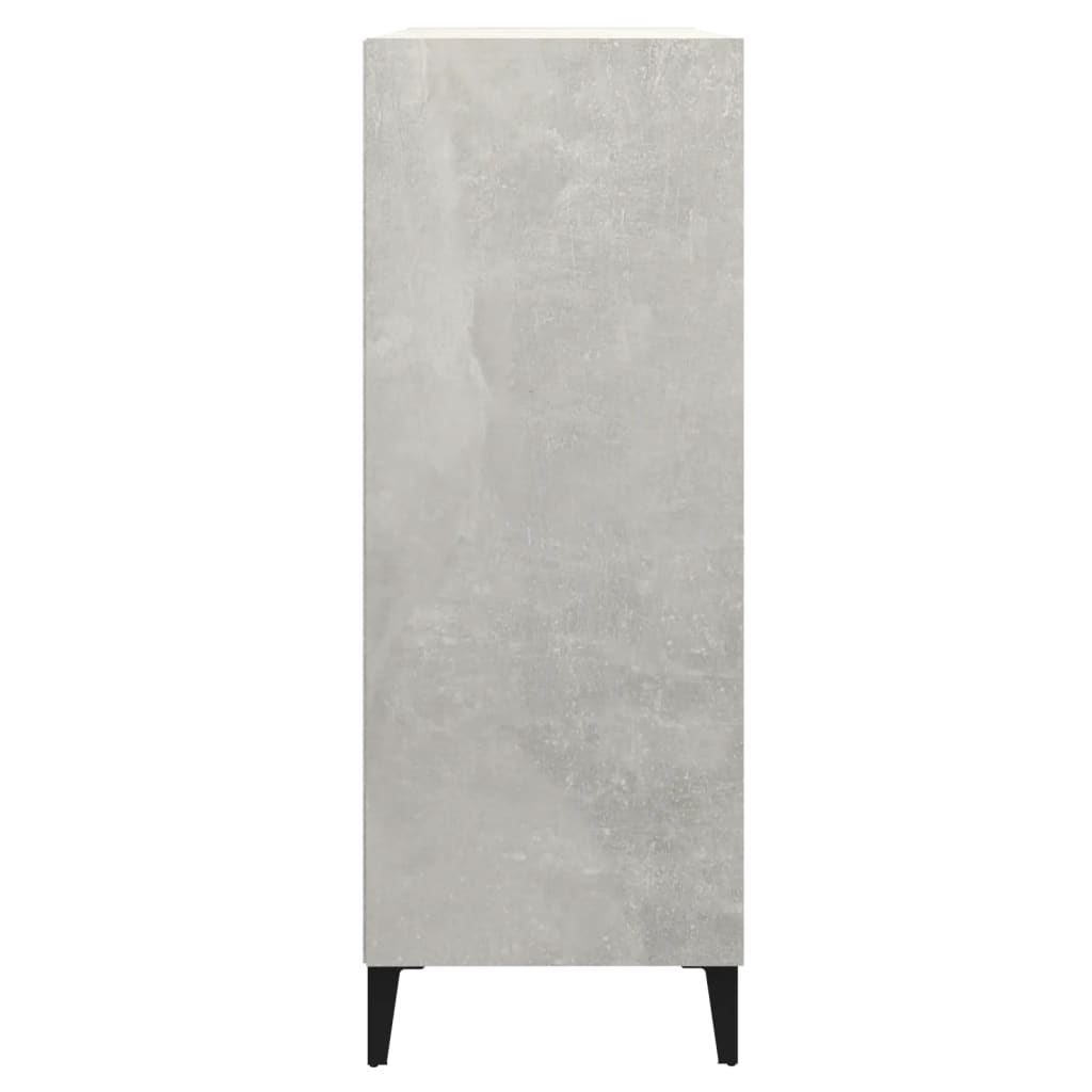 Buffet Gris béton 69,5x32,5x90 cm Bois d'ingénierie - XIOS