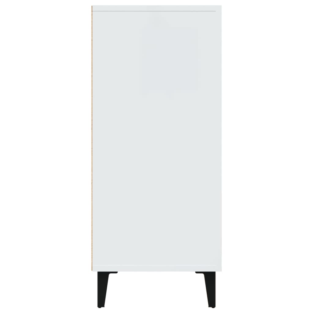 Buffet blanc 90x34x80 cm bois d'ingénierie - XIOS