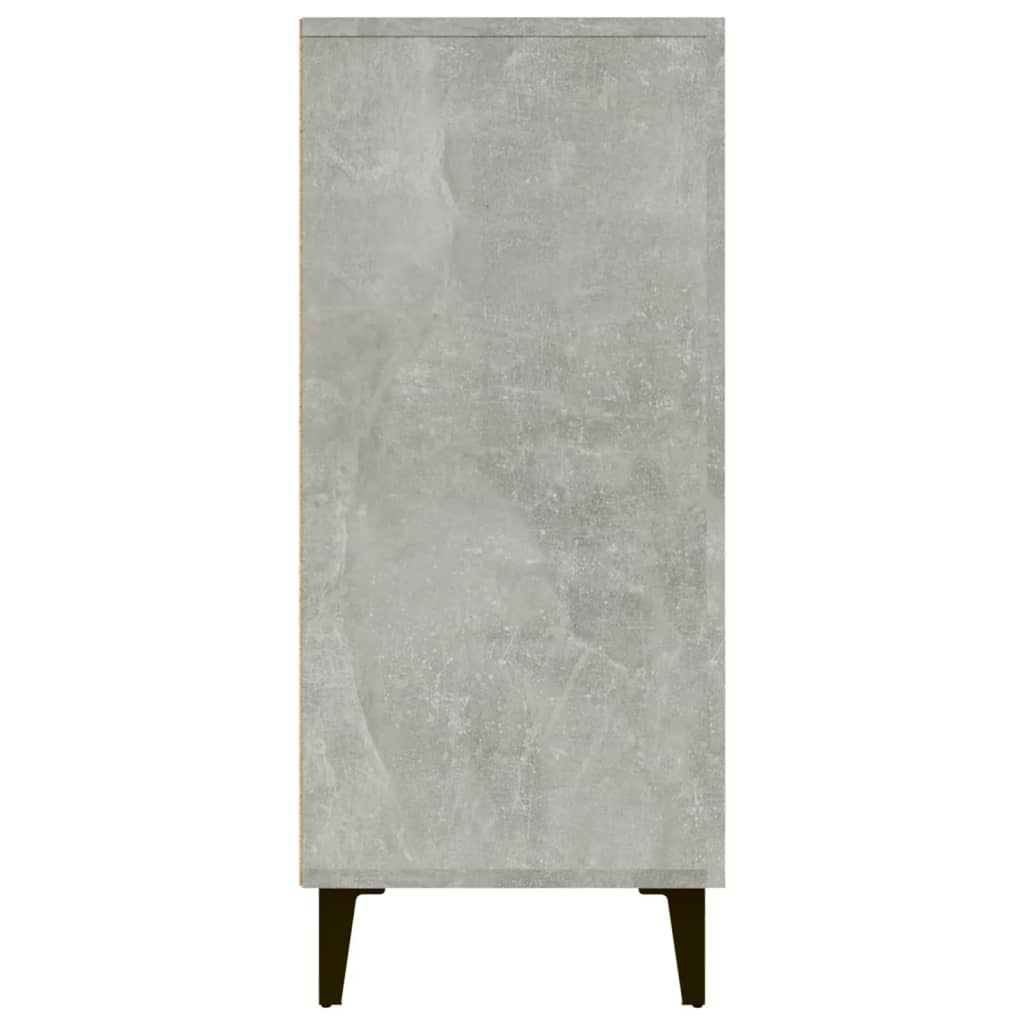 Buffet gris béton 90x34x80 cm bois d'ingénierie - XIOS
