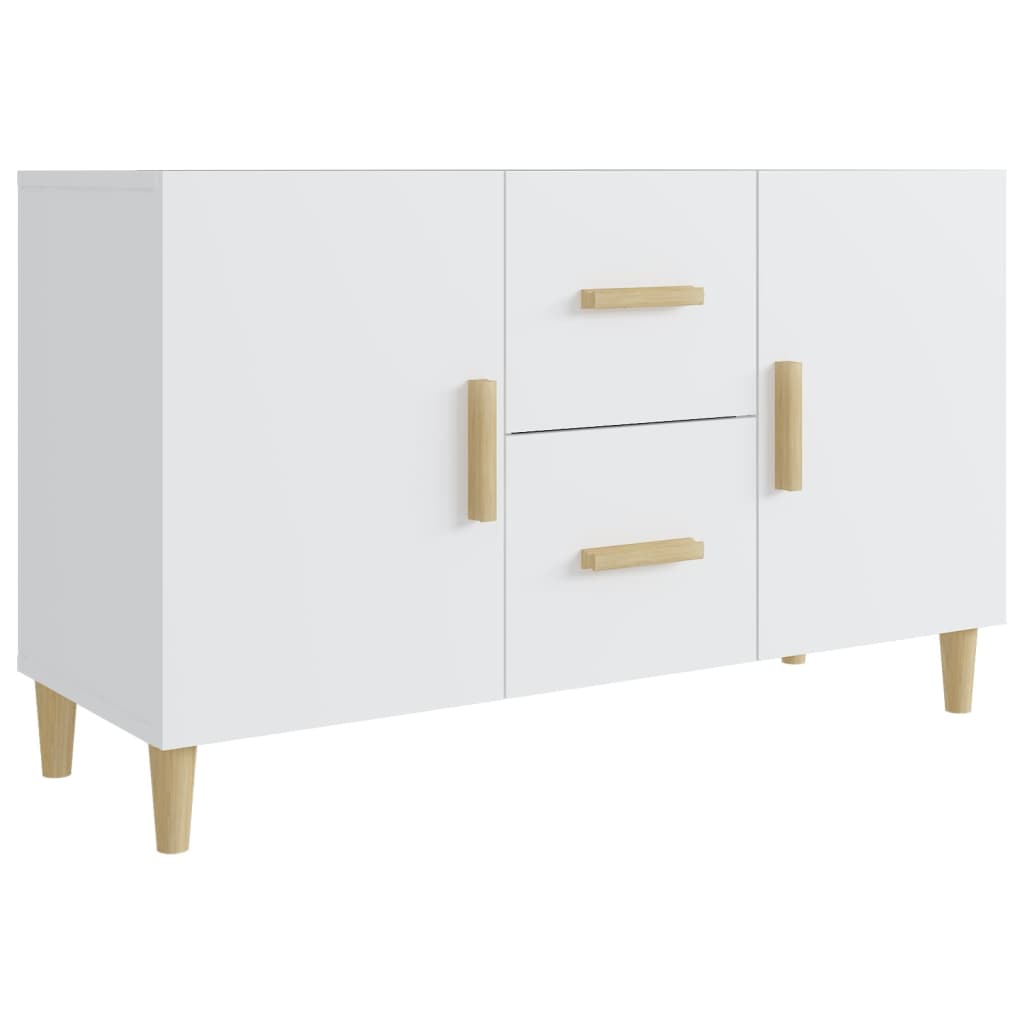 Buffet blanc 100x36x60 cm bois d'ingénierie - XIOS