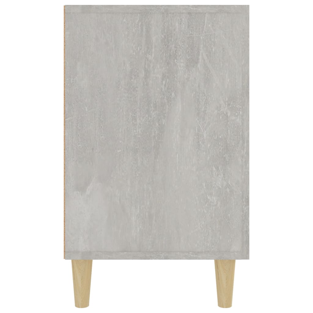 Buffet gris béton 100x36x60 cm bois d'ingénierie - XIOS