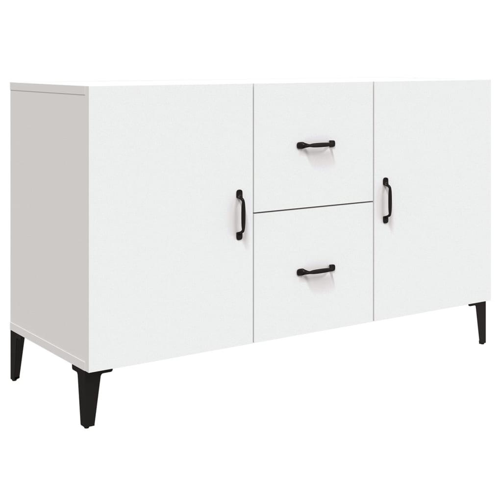 Buffet blanc 100x36x60 cm bois d'ingénierie - XIOS
