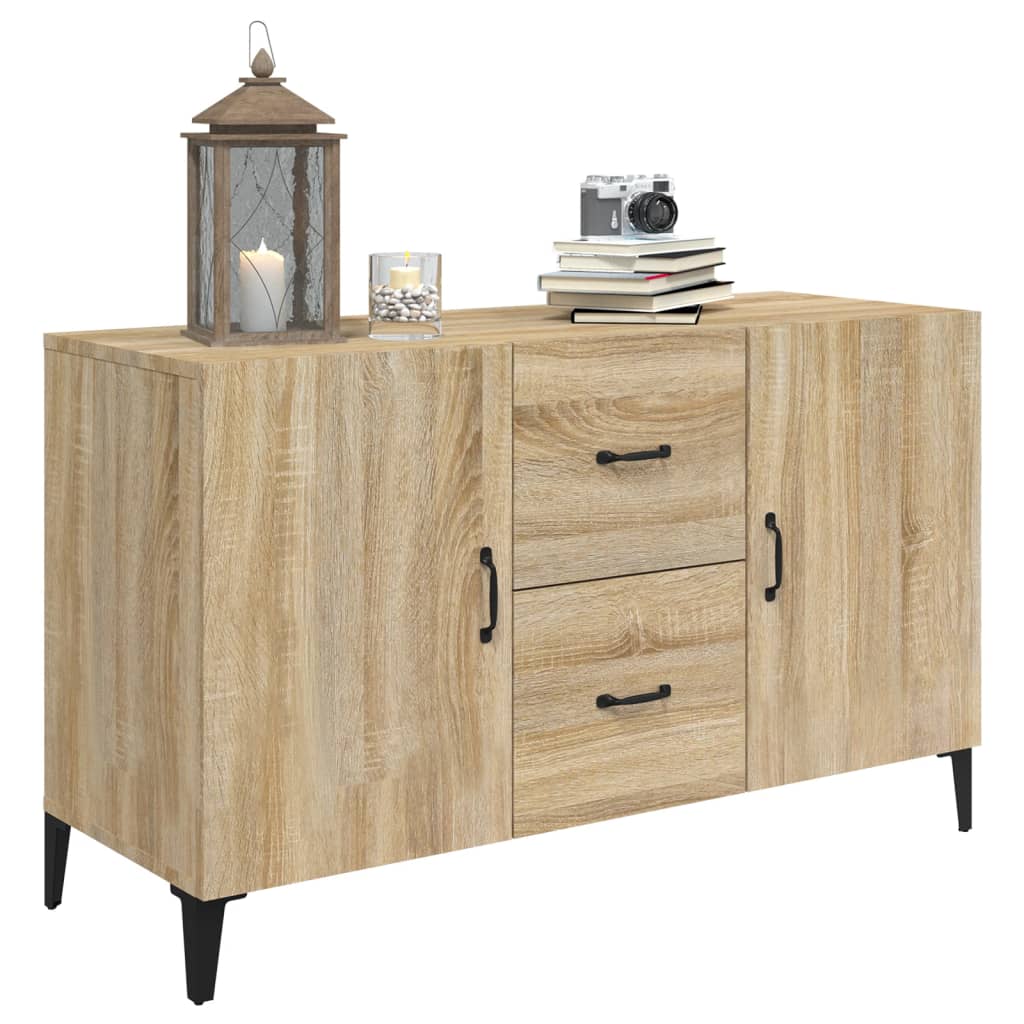 Buffet chêne sonoma 100x36x60 cm bois d'ingénierie - XIOS