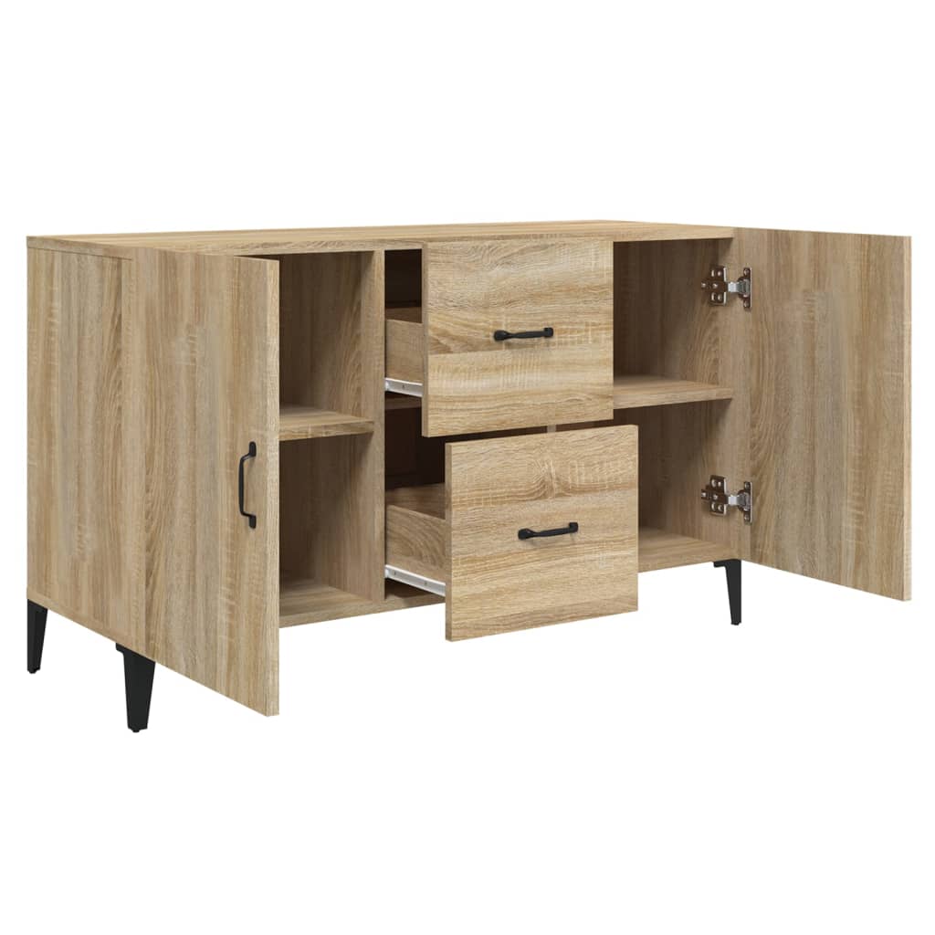 Buffet chêne sonoma 100x36x60 cm bois d'ingénierie - XIOS