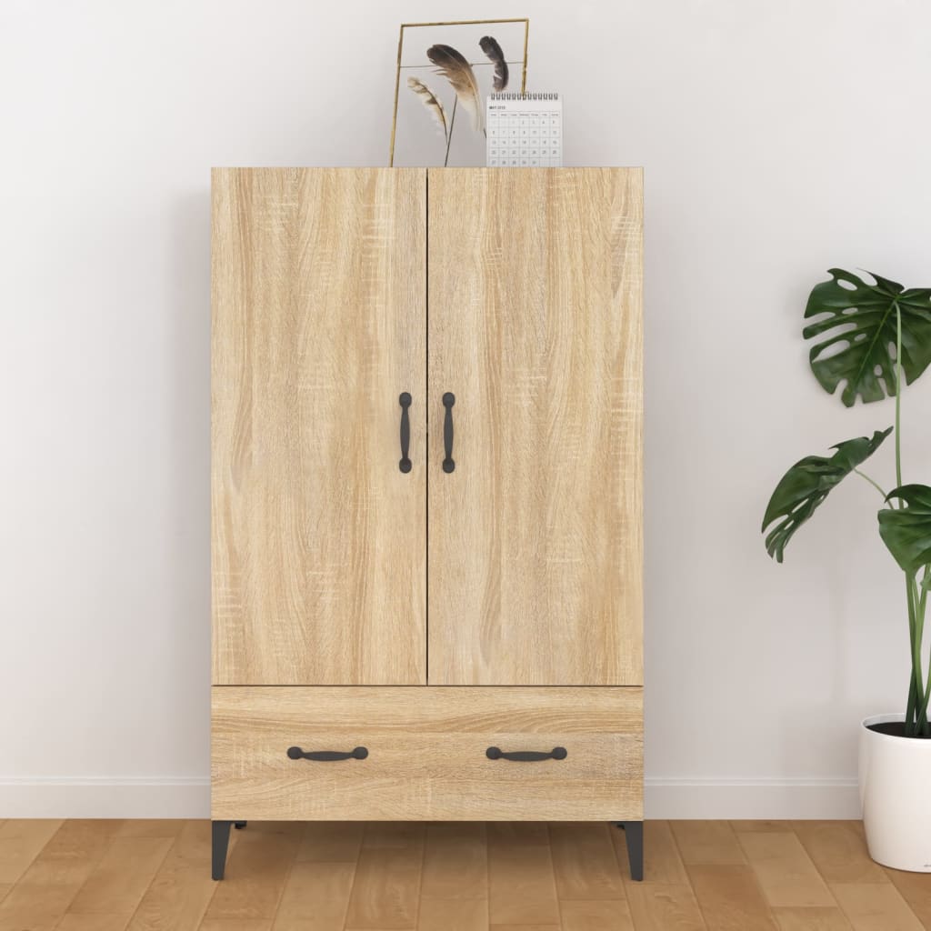 Buffet haut Chêne sonoma 70x31x115 cm Bois d'ingénierie - XIOS