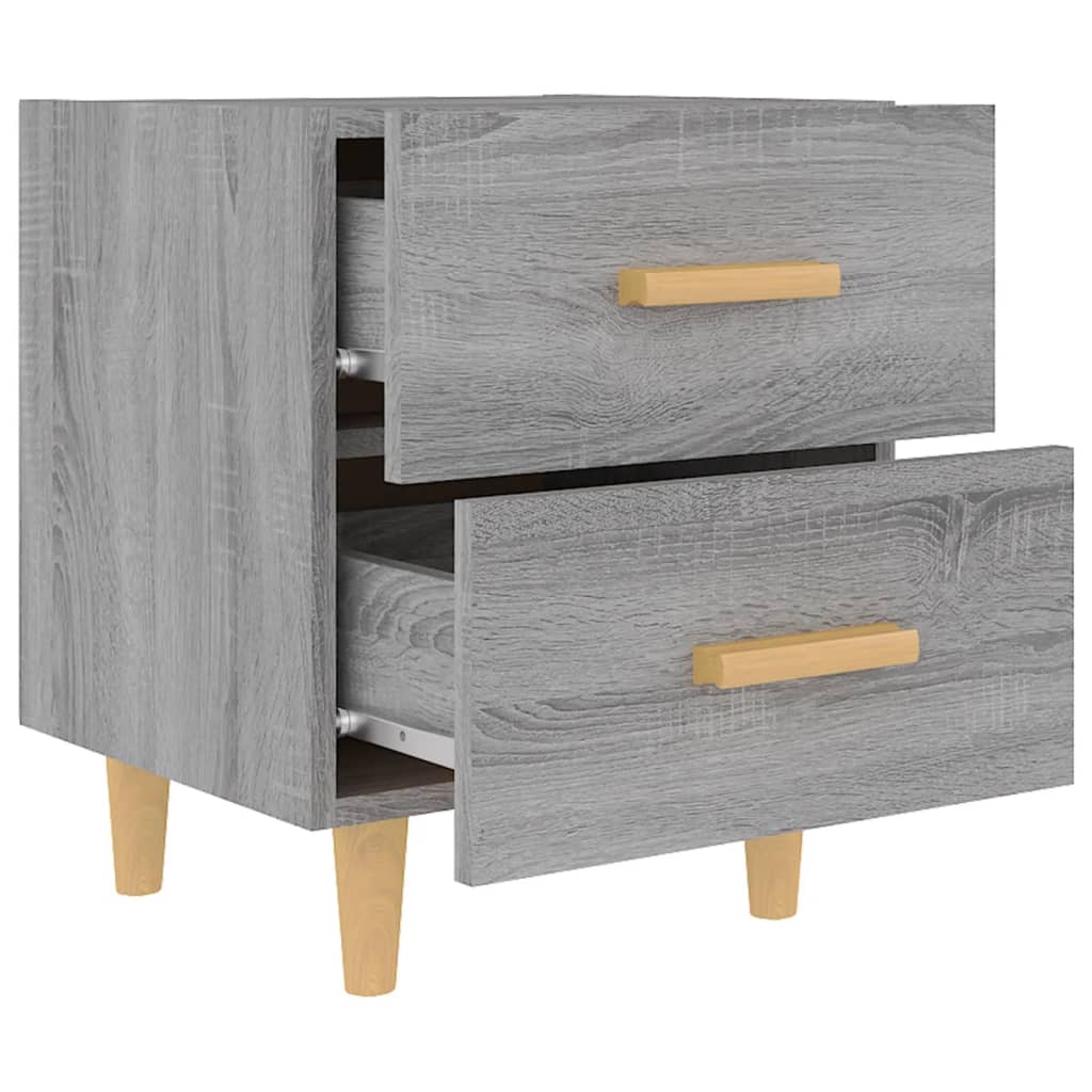 Table de chevet Sonoma gris 40x35x47,5 cm - XIOS