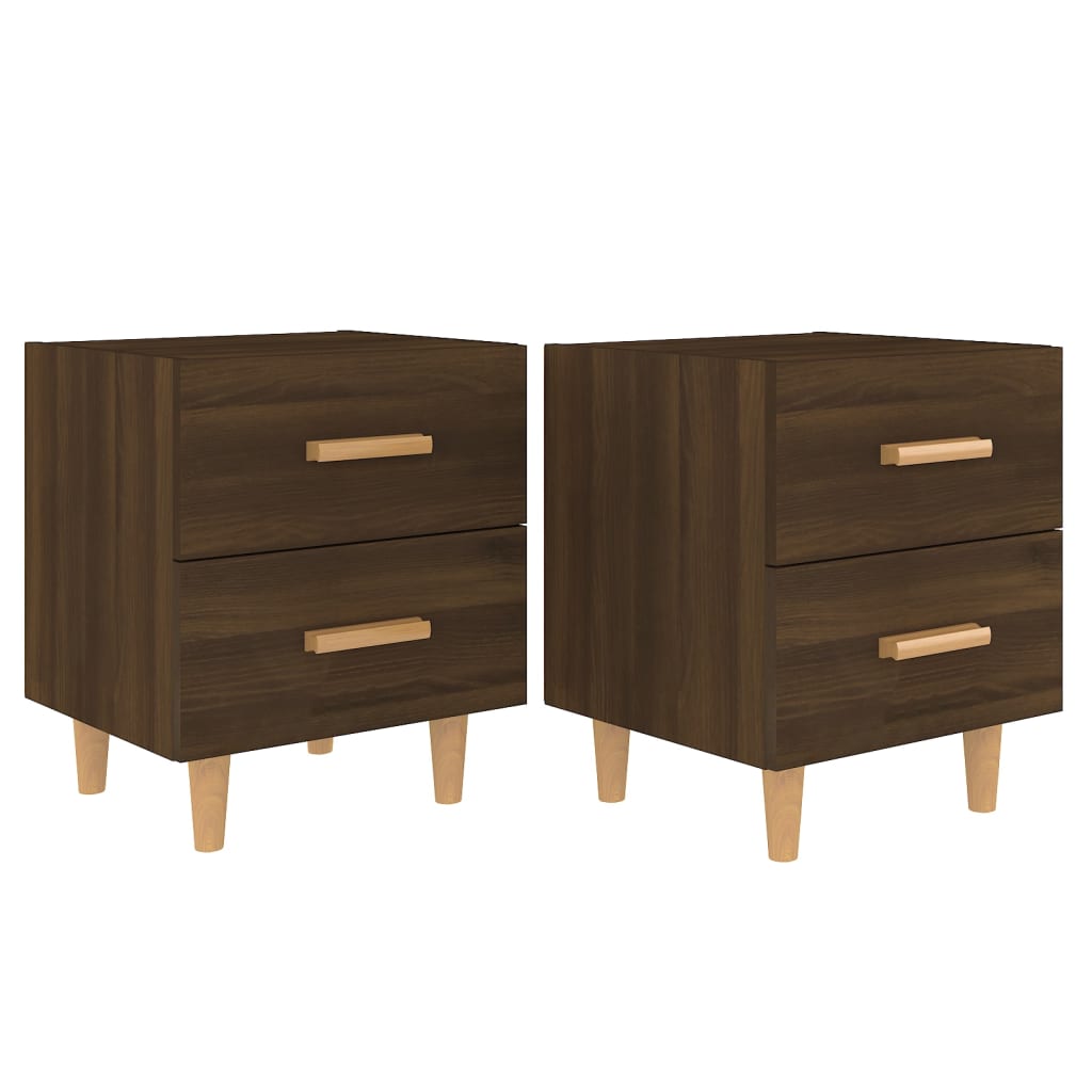 Tables de chevet 2 pcs Chêne marron 40x35x47,5 cm - XIOS