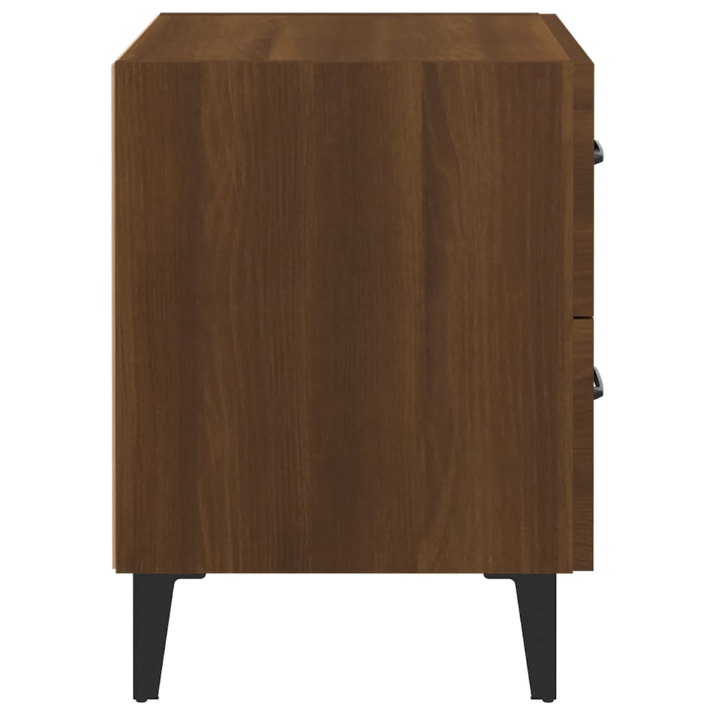 Tables de chevet 2 pcs Chêne marron 40x35x47,5 cm - XIOS