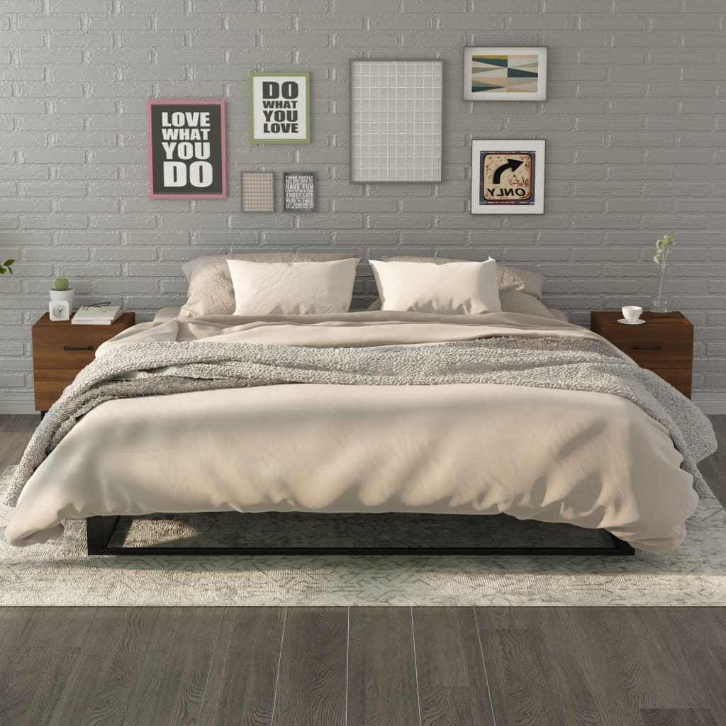 Tables de chevet 2 pcs Chêne marron 40x35x47,5 cm - XIOS