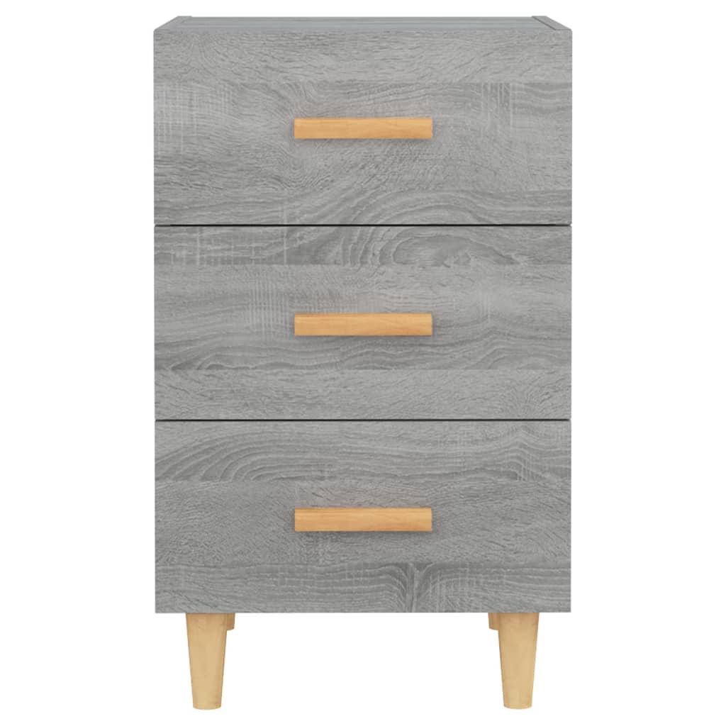 Table de chevet sonoma gris 40x40x66 cm bois d'ingénierie - XIOS