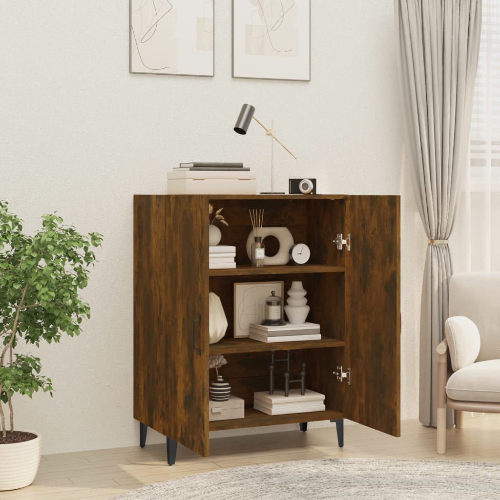 Buffet Chêne fumé 70x34x90 cm Bois d'ingénierie - XIOS
