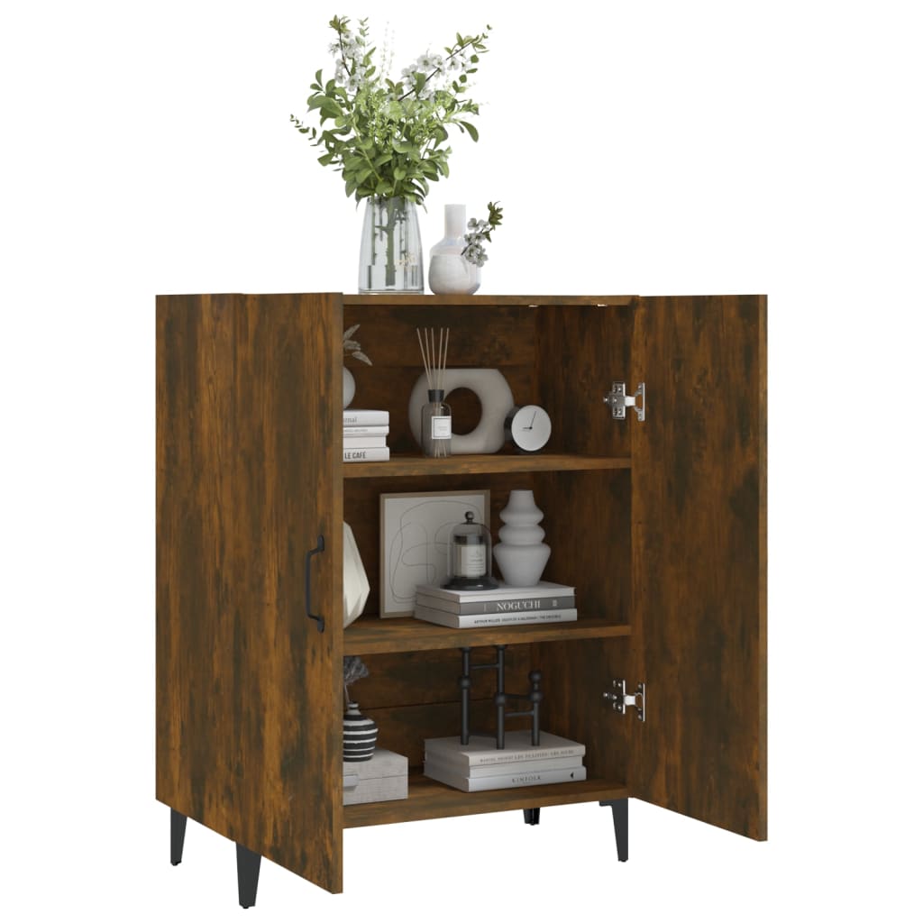 Buffet Chêne fumé 70x34x90 cm Bois d'ingénierie - XIOS