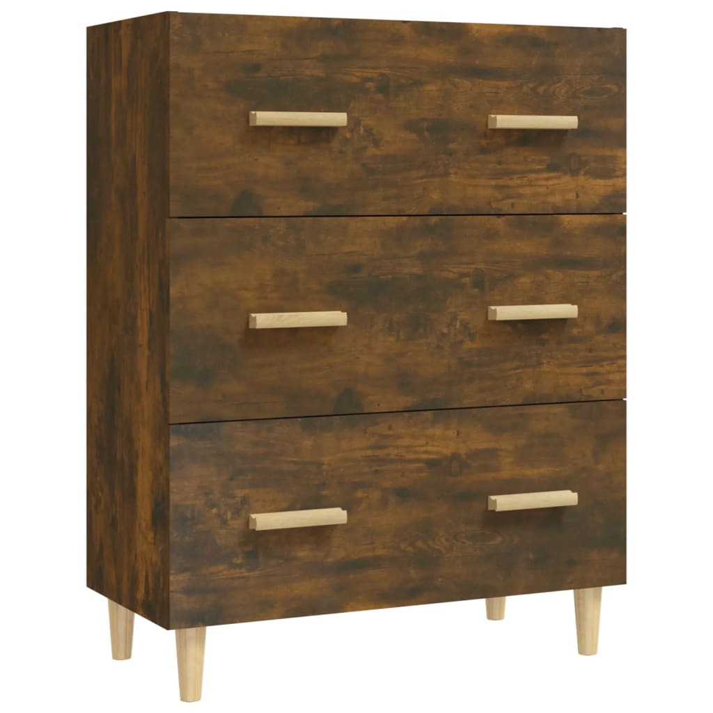 Buffet Chêne fumé 70x34x90 cm Bois d'ingénierie - XIOS