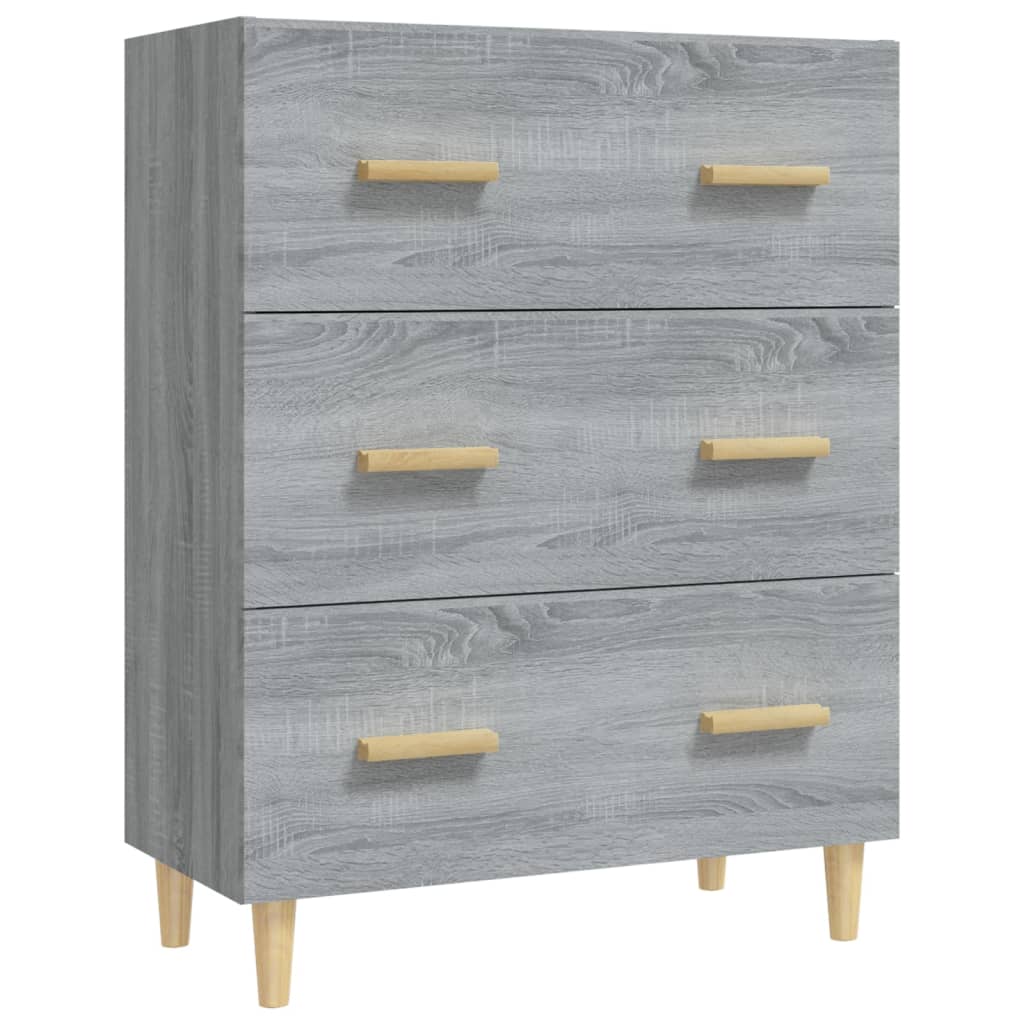 Buffet Sonoma gris 70x34x90 cm Bois d'ingénierie - XIOS