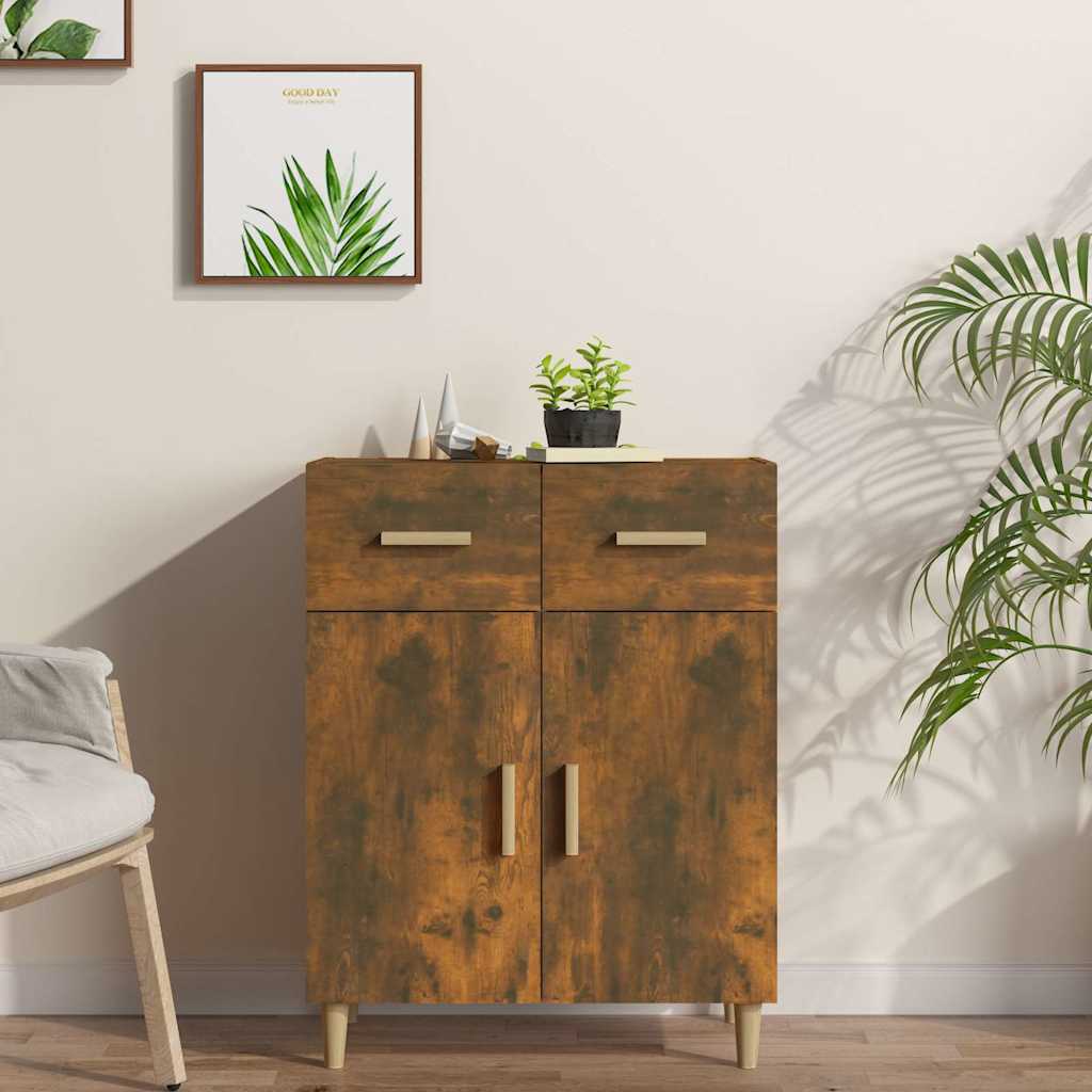Buffet Chêne fumé 69,5x34x89 cm Bois d'ingénierie - XIOS