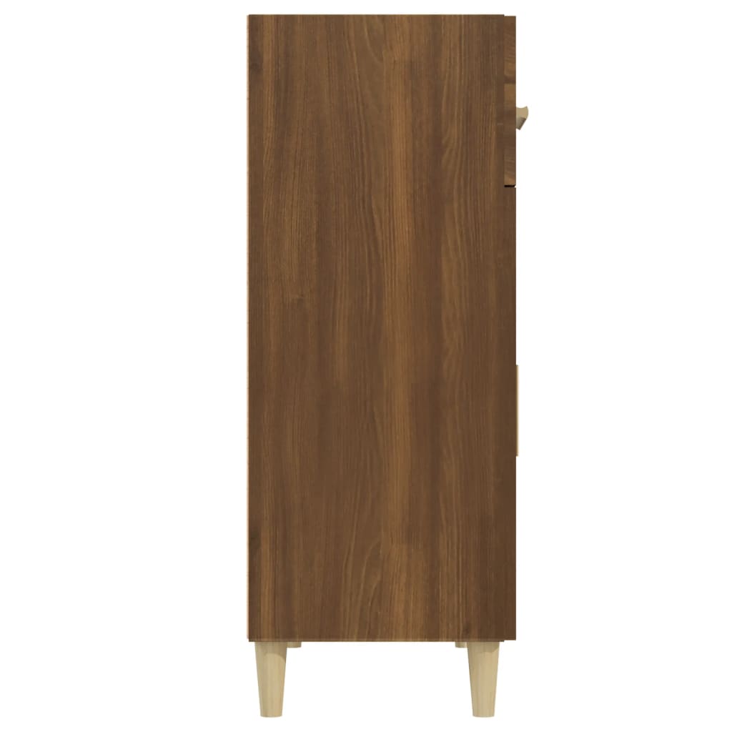 Buffet Chêne marron 69,5x34x89 cm Bois d'ingénierie - XIOS