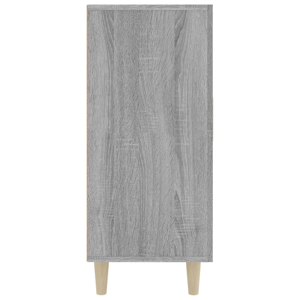Buffet sonoma gris 90x34x80 cm bois d'ingénierie - XIOS