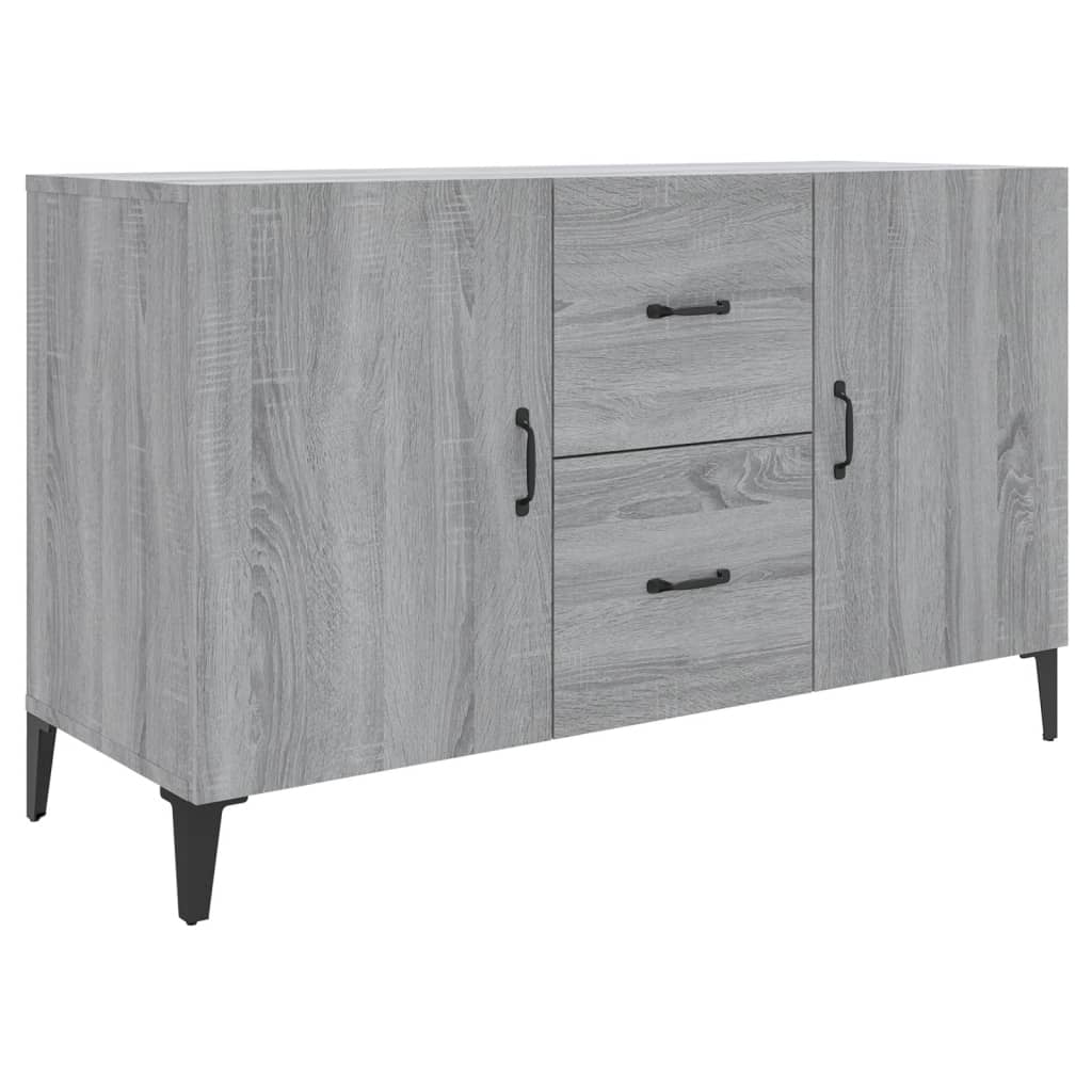Buffet sonoma gris 100x36x60 cm bois d'ingénierie - XIOS