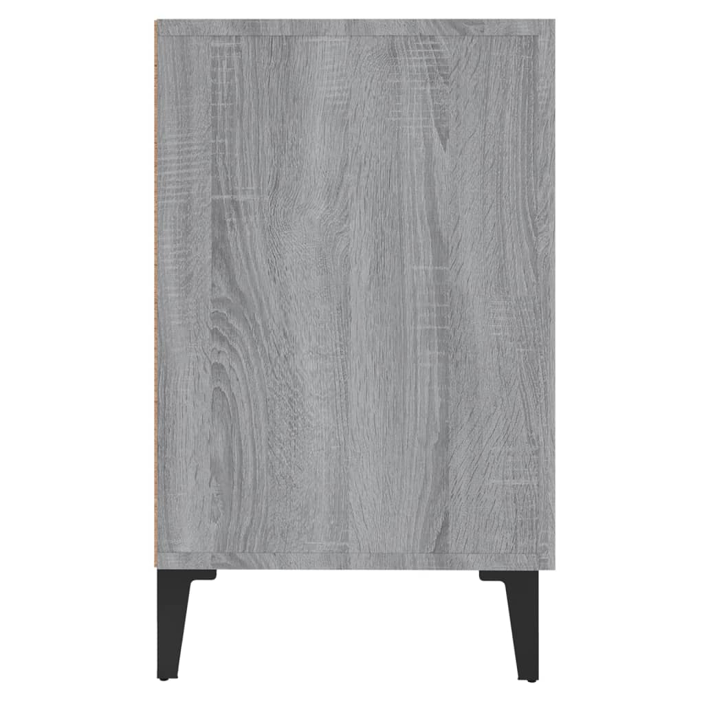 Buffet sonoma gris 100x36x60 cm bois d'ingénierie - XIOS