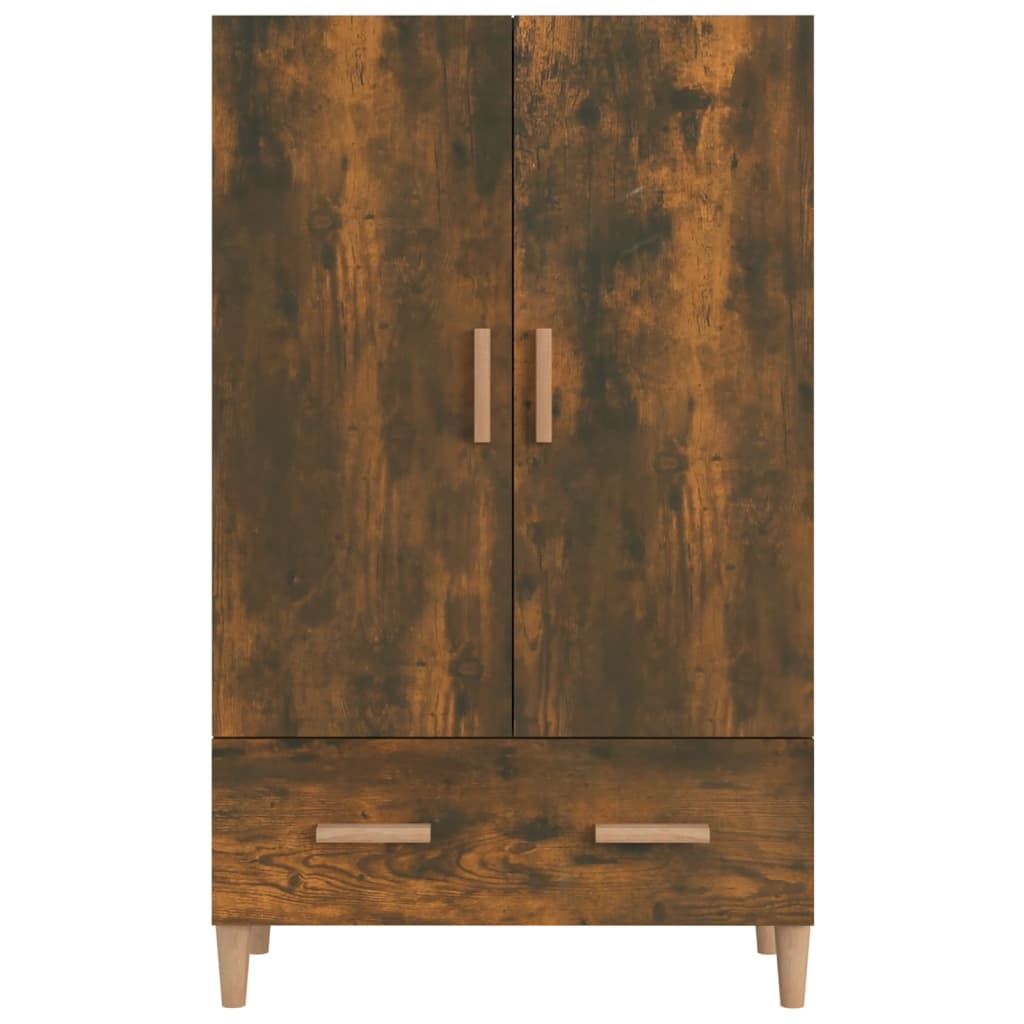 Buffet haut Chêne fumé 70x31x115 cm Bois d'ingénierie - XIOS