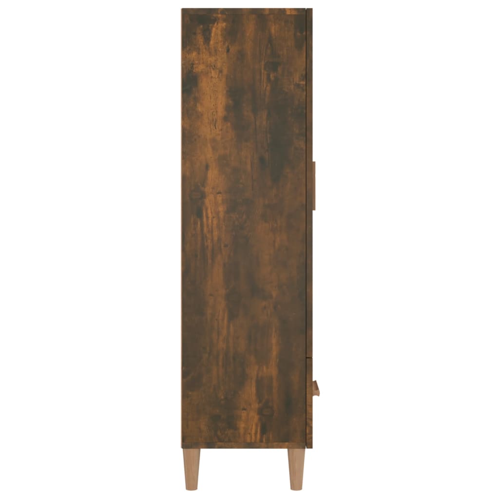 Buffet haut Chêne fumé 70x31x115 cm Bois d'ingénierie - XIOS