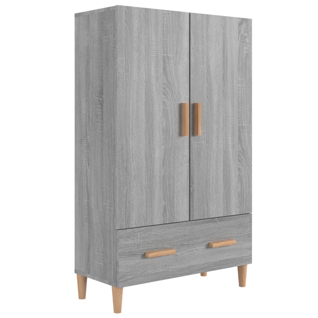 Buffet Sonoma gris 70x31x115 cm Bois d'ingénierie - XIOS