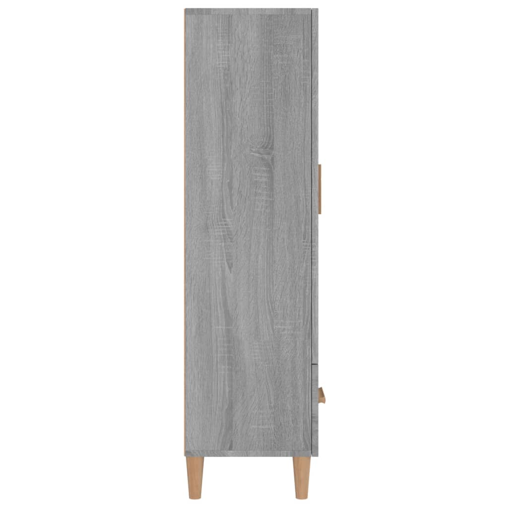 Buffet Sonoma gris 70x31x115 cm Bois d'ingénierie - XIOS