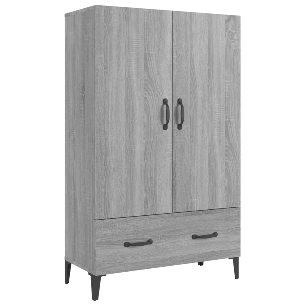 Buffet Sonoma gris 70x31x115 cm Bois d'ingénierie - XIOS