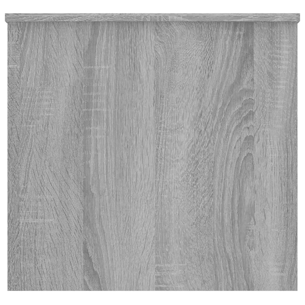 Table basse sonoma gris 102x55,5x52,5 cm bois d'ingénierie - XIOS