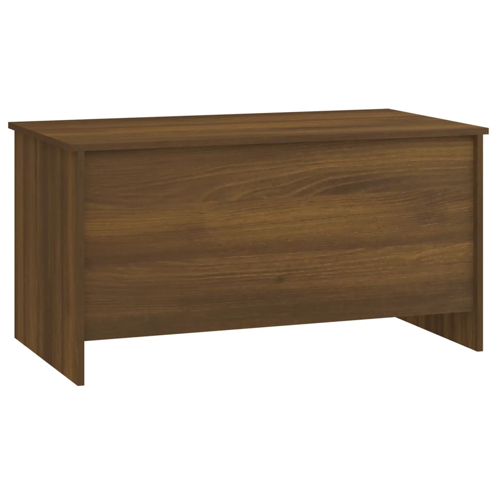 Table basse Chêne marron 102x55,5x52,5 cm Bois d'ingénierie - XIOS