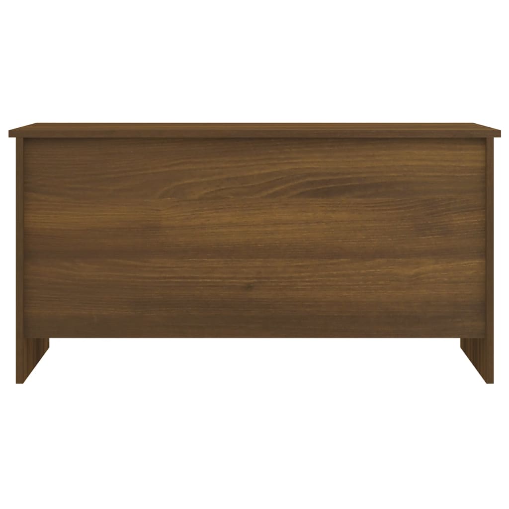 Table basse Chêne marron 102x55,5x52,5 cm Bois d'ingénierie - XIOS