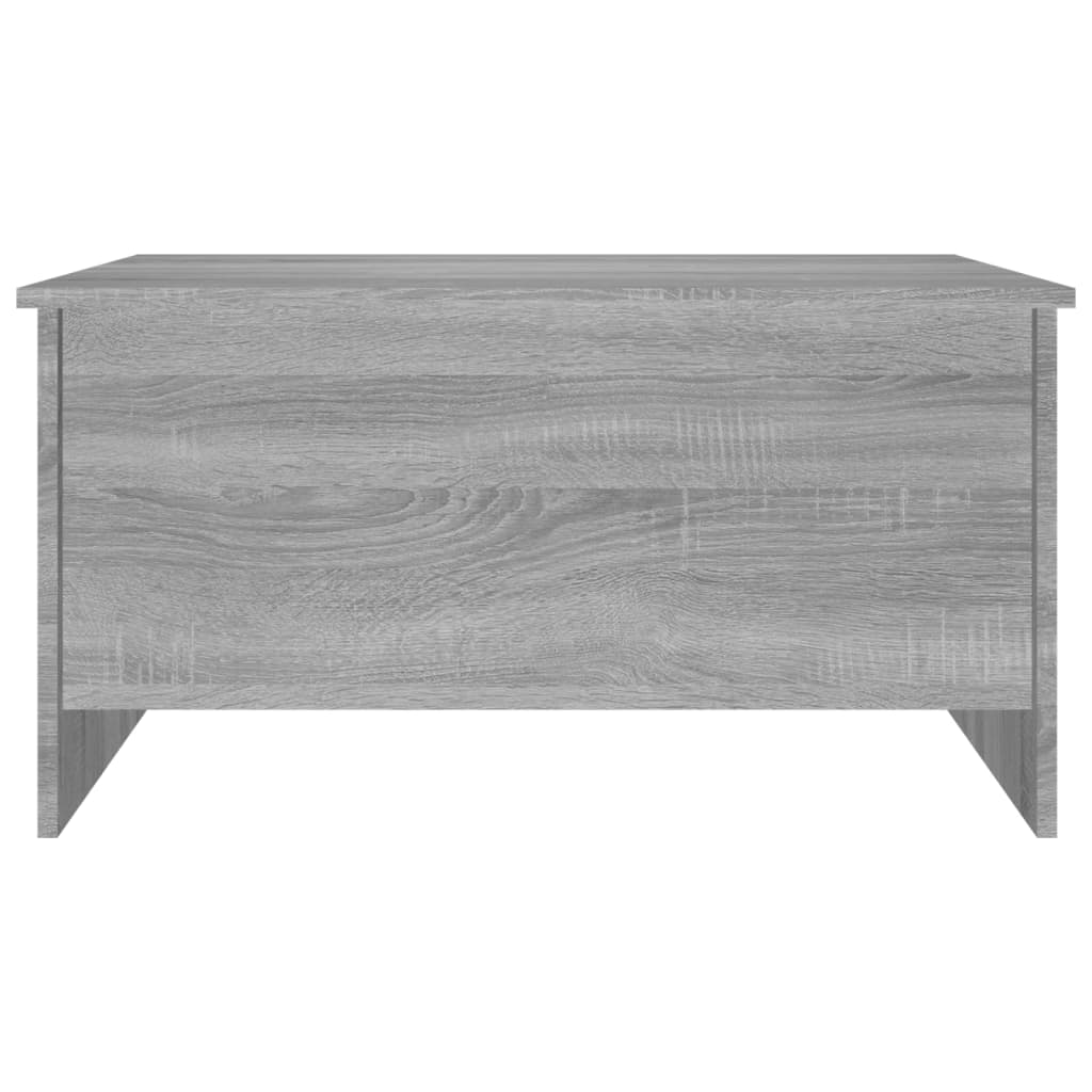 Table basse Sonoma gris 80x55,5x41,5 cm Bois d'ingénierie - XIOS