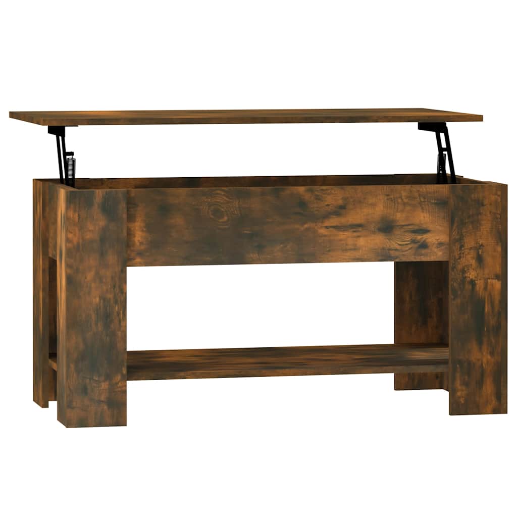 Table basse Chêne fumé 101x49x52 cm Bois d'ingénierie - XIOS