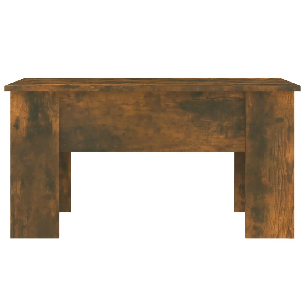 Table basse Chêne fumé 79x49x41 cm Bois d'ingénierie - XIOS