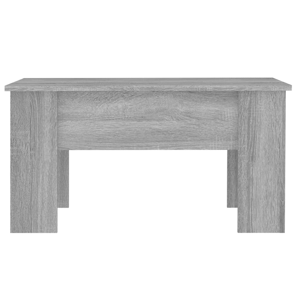 Table basse Sonoma gris 79x49x41 cm Bois d'ingénierie - XIOS
